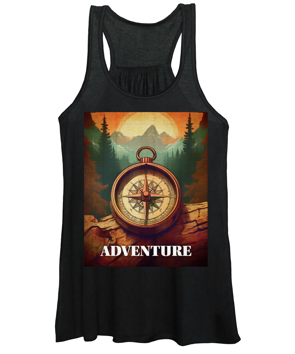 Adventure Compass Rustic - Women's Tank Top