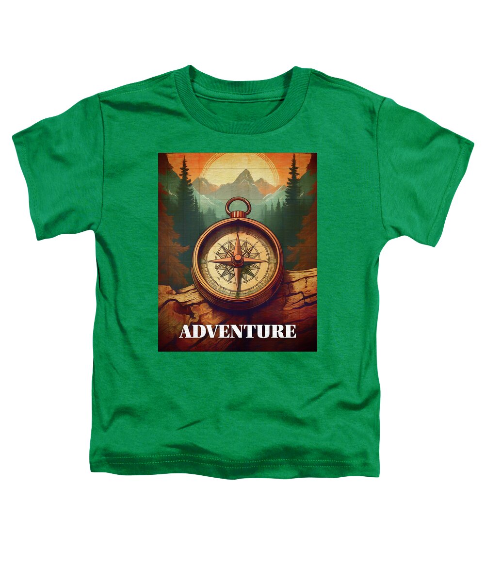 Adventure Compass Rustic - Toddler T-Shirt