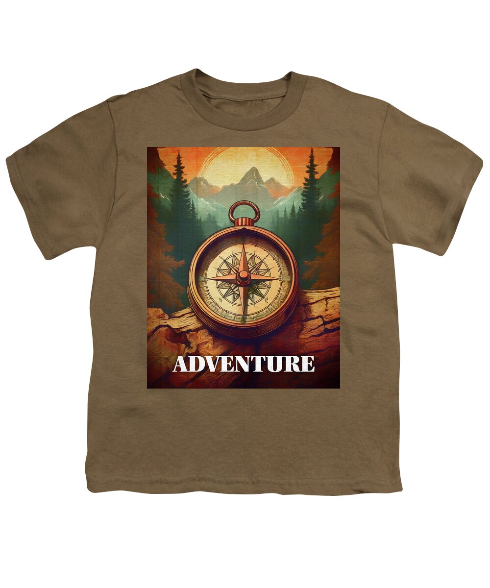 Adventure Compass Rustic - Youth T-Shirt