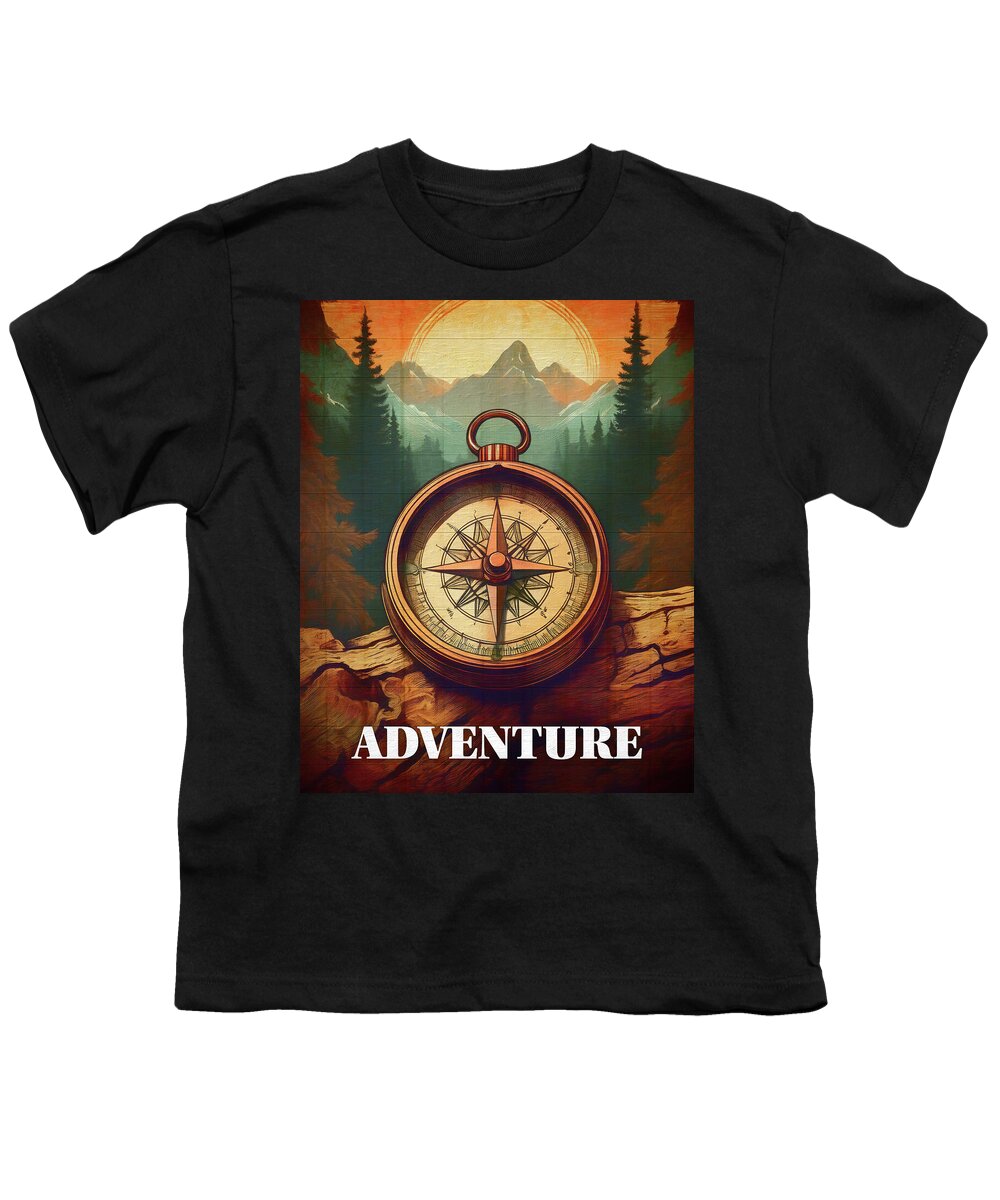 Adventure Compass Rustic - Youth T-Shirt