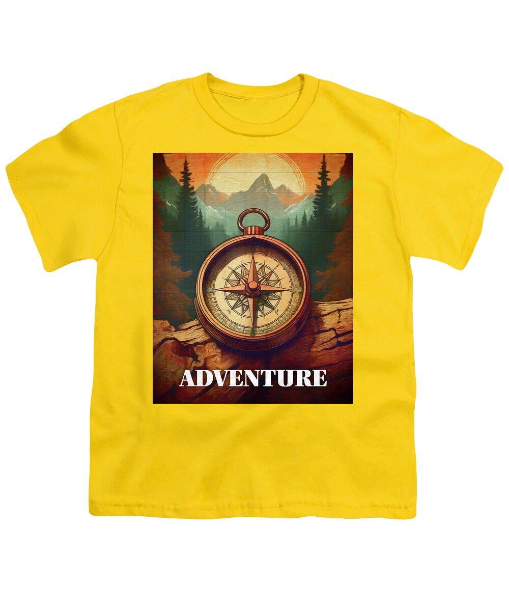 Adventure Compass Rustic - Youth T-Shirt