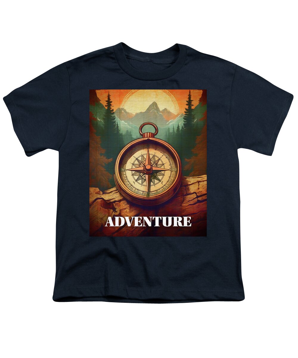 Adventure Compass Rustic - Youth T-Shirt