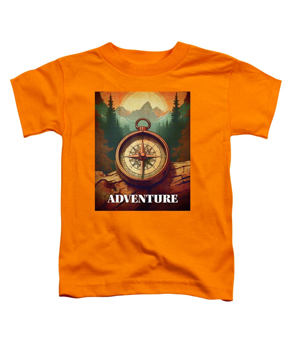 Adventure Compass Rustic - Toddler T-Shirt