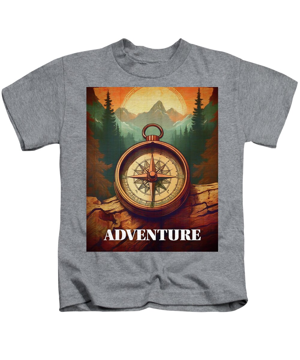 Adventure Compass Rustic - Kids T-Shirt