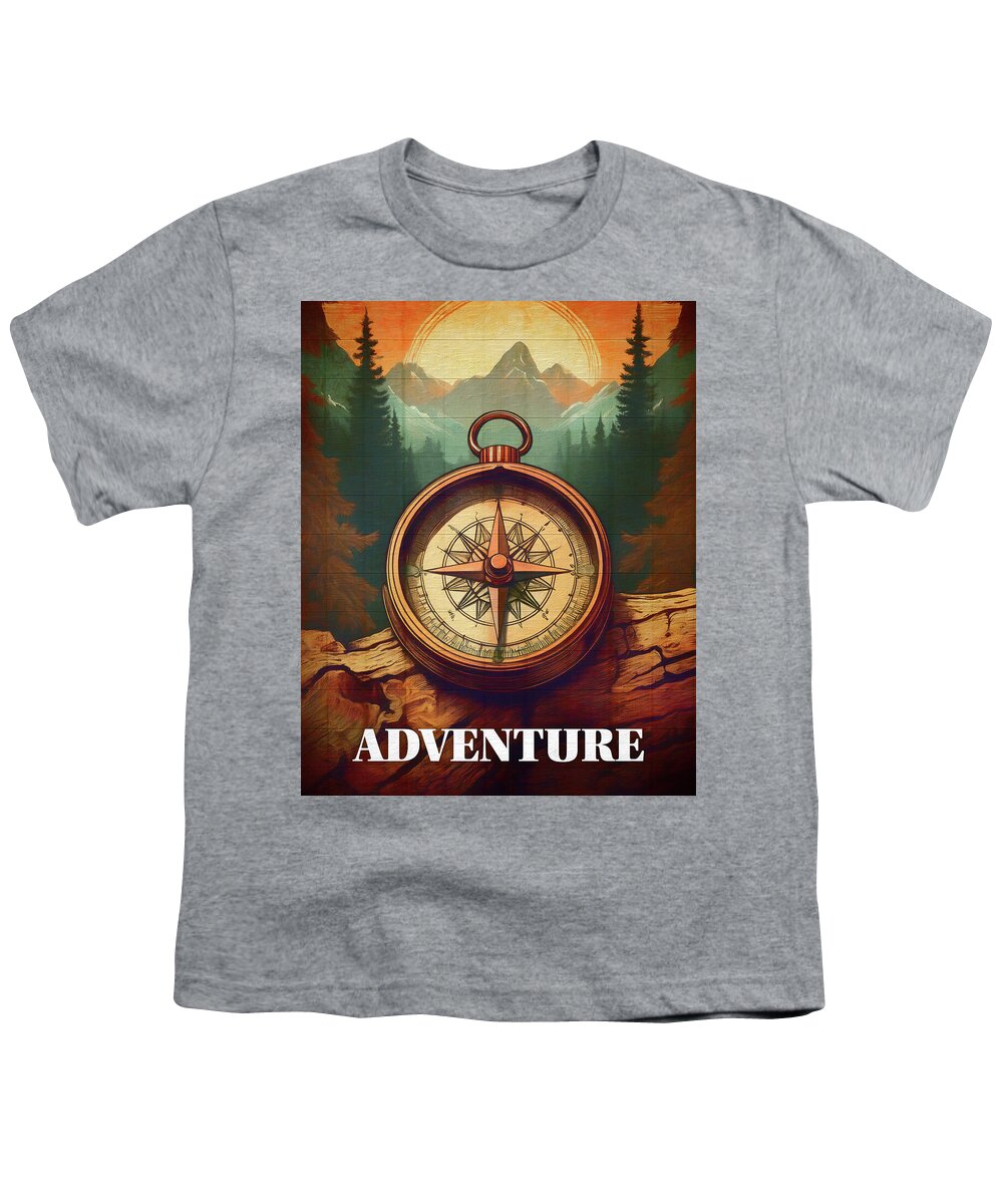 Adventure Compass Rustic - Youth T-Shirt