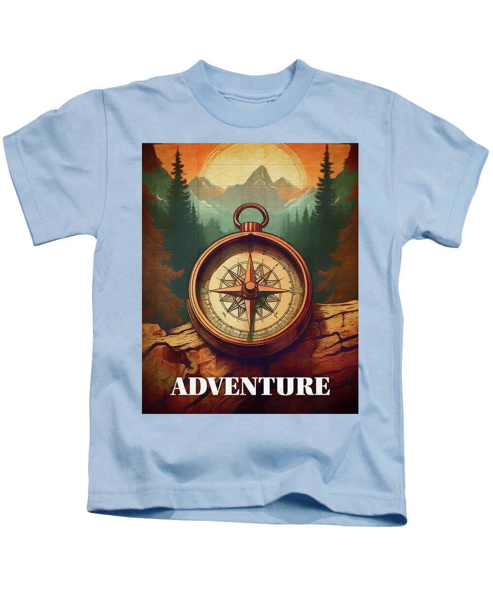 Adventure Compass Rustic - Kids T-Shirt