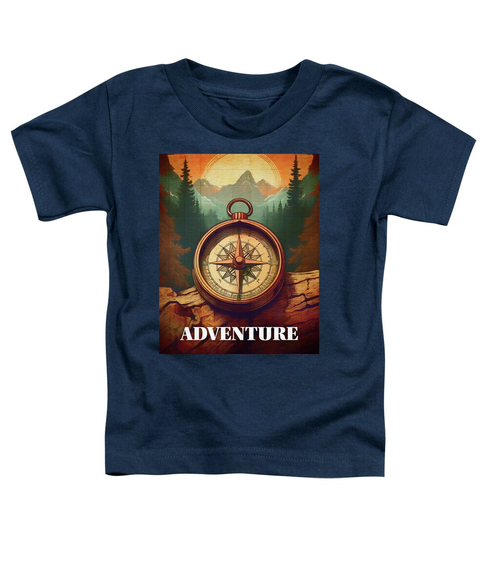 Adventure Compass Rustic - Toddler T-Shirt