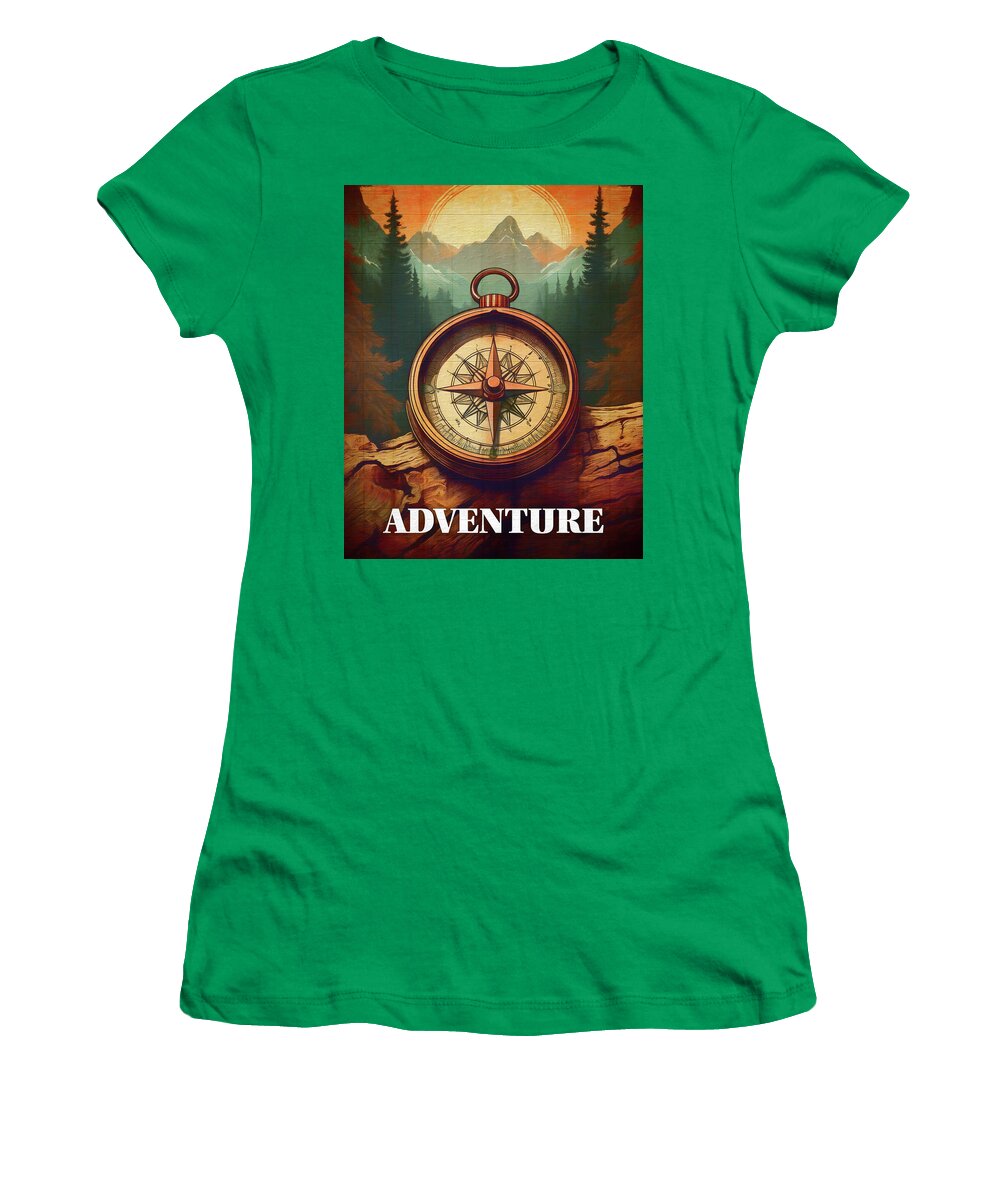 Adventure Compass Rustic - Women's T-Shirt