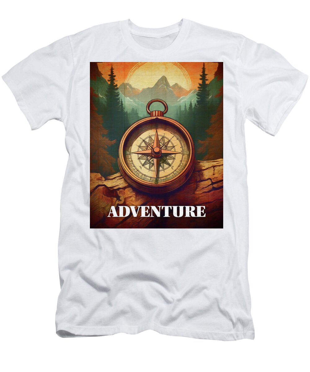 Adventure Compass Rustic - T-Shirt