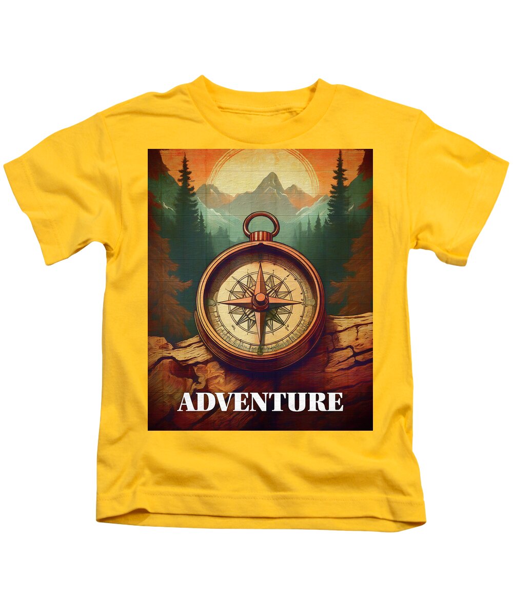 Adventure Compass Rustic - Kids T-Shirt