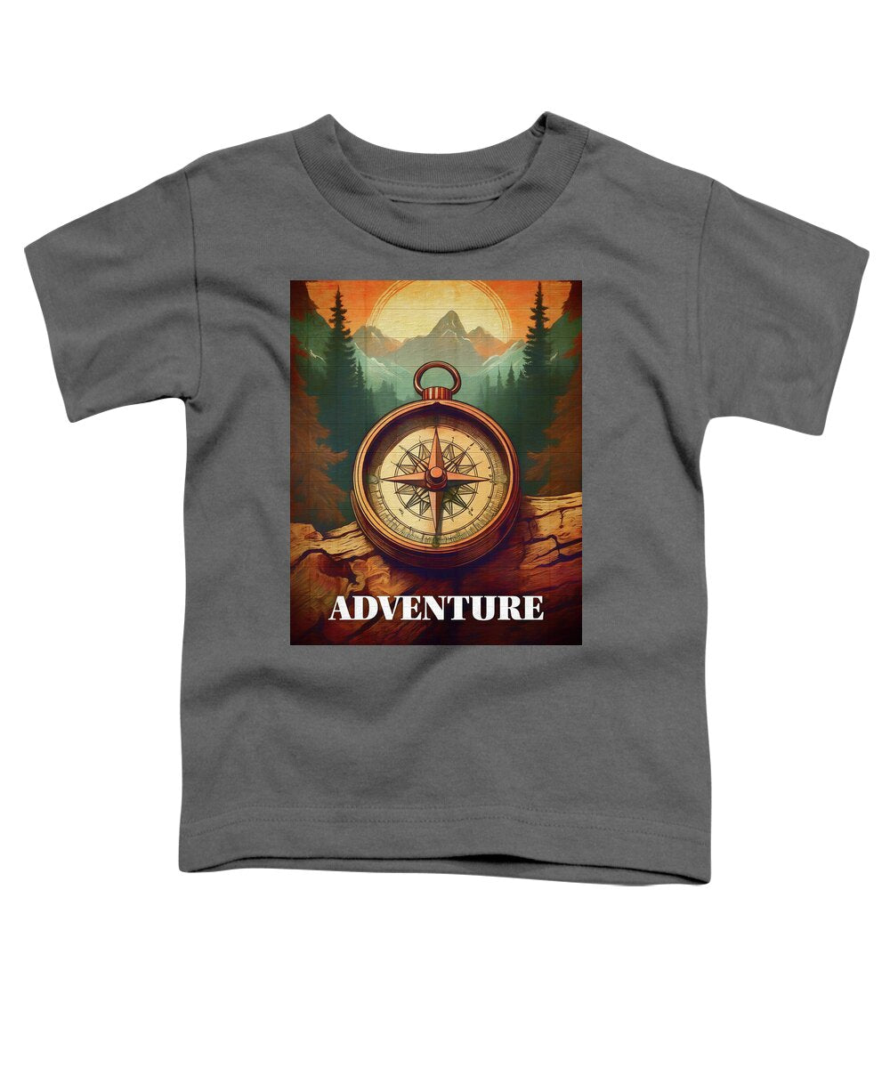 Adventure Compass Rustic - Toddler T-Shirt