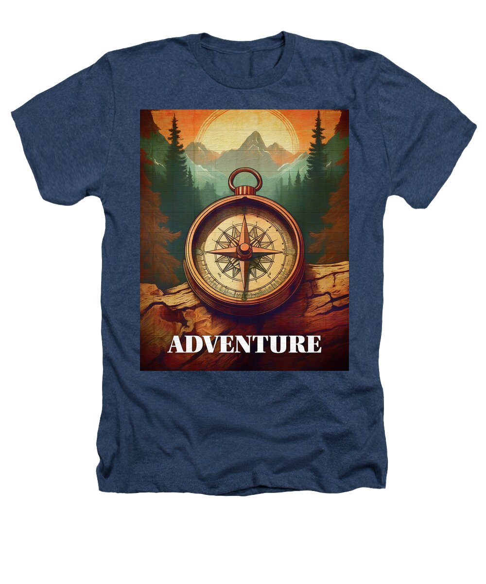 Adventure Compass Rustic - Heathers T-Shirt