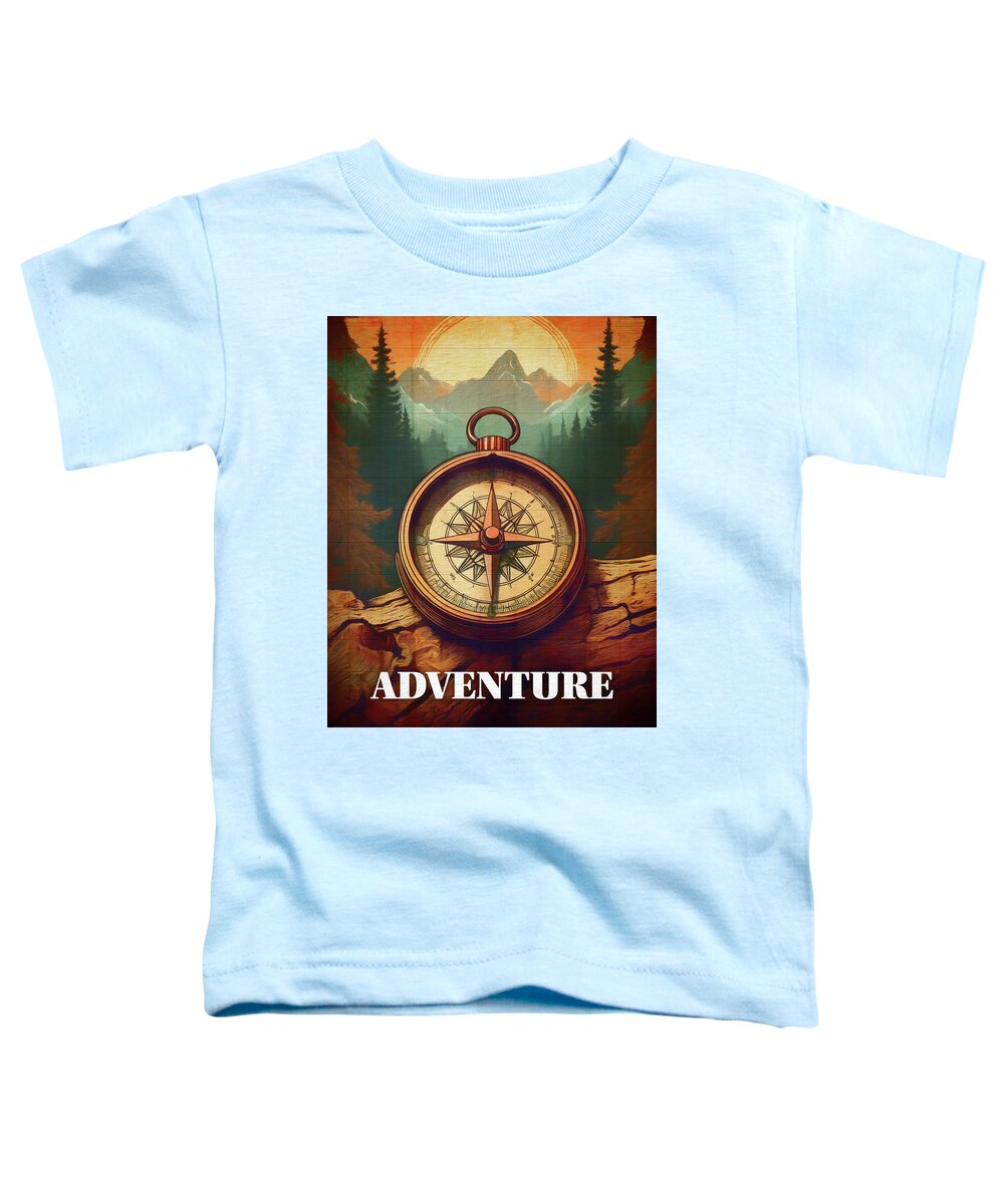 Adventure Compass Rustic - Toddler T-Shirt