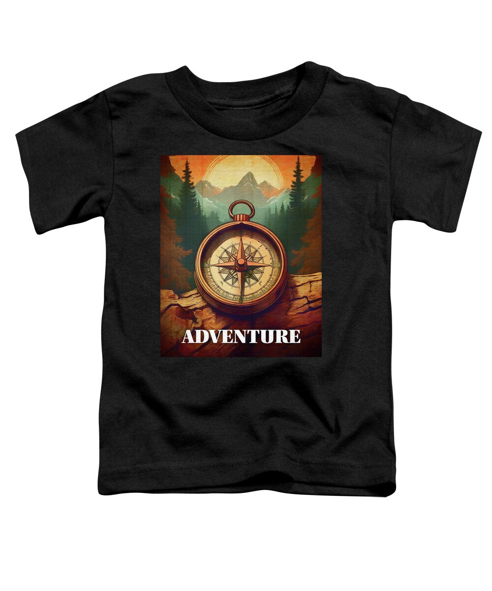 Adventure Compass Rustic - Toddler T-Shirt