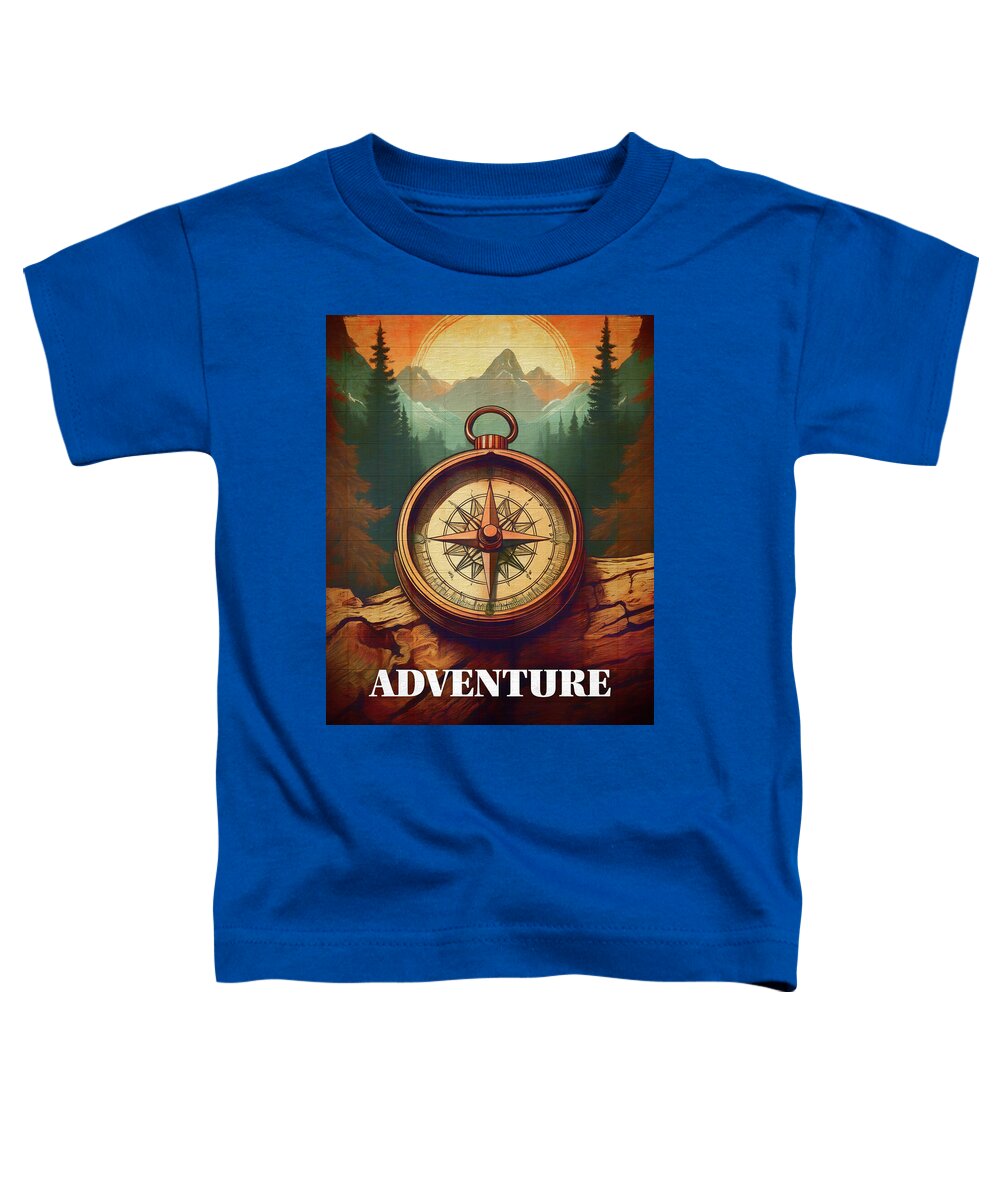 Adventure Compass Rustic - Toddler T-Shirt