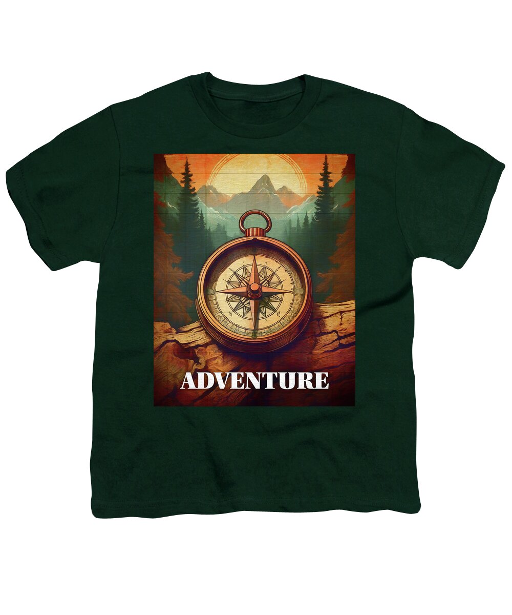 Adventure Compass Rustic - Youth T-Shirt