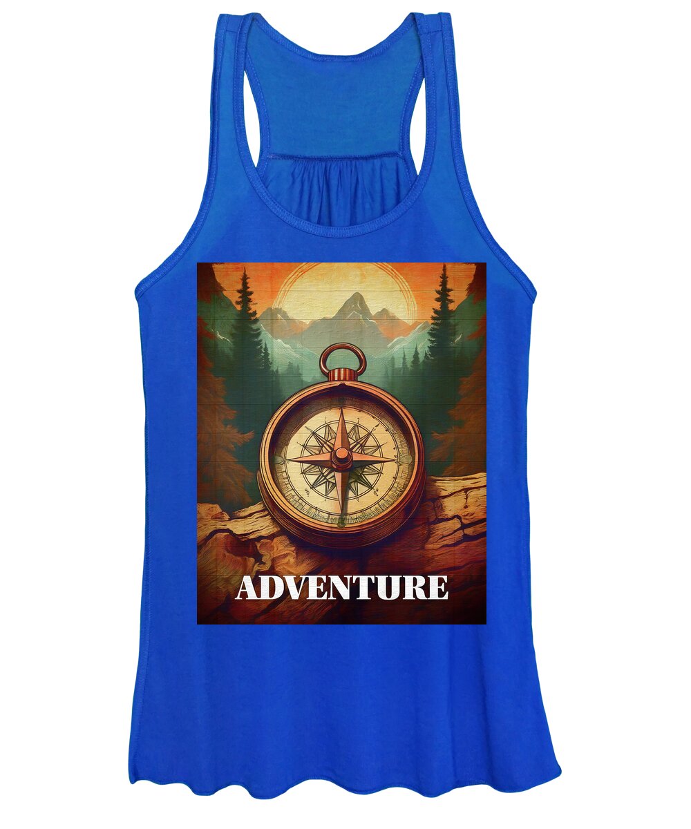 Adventure Compass Rustic - Women's Tank Top