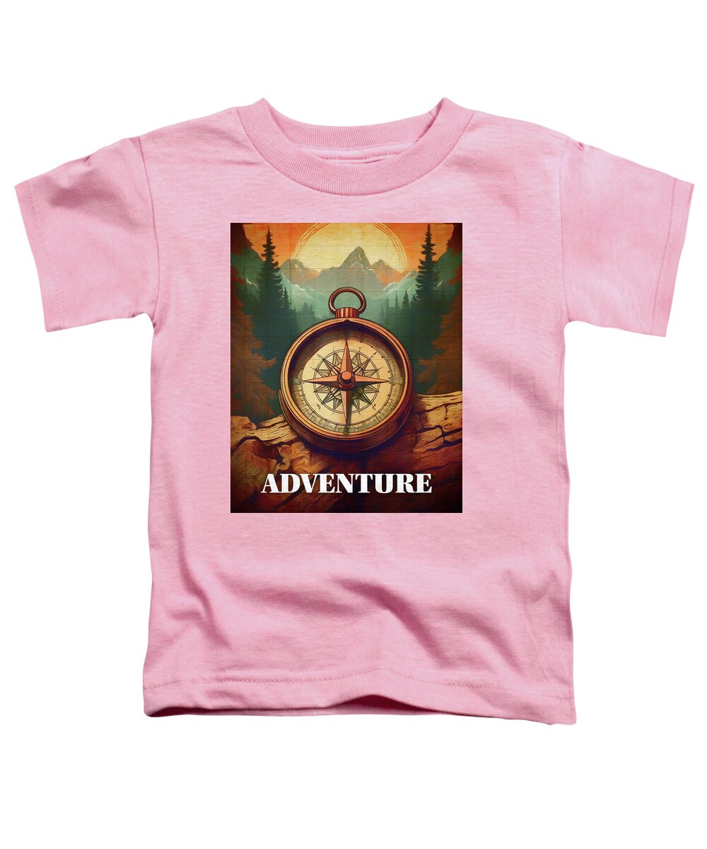 Adventure Compass Rustic - Toddler T-Shirt