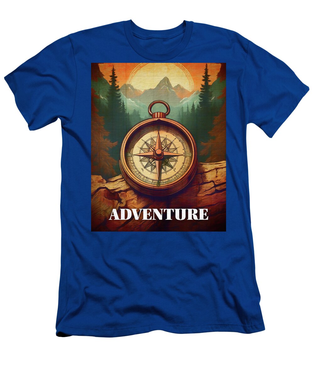 Adventure Compass Rustic - T-Shirt