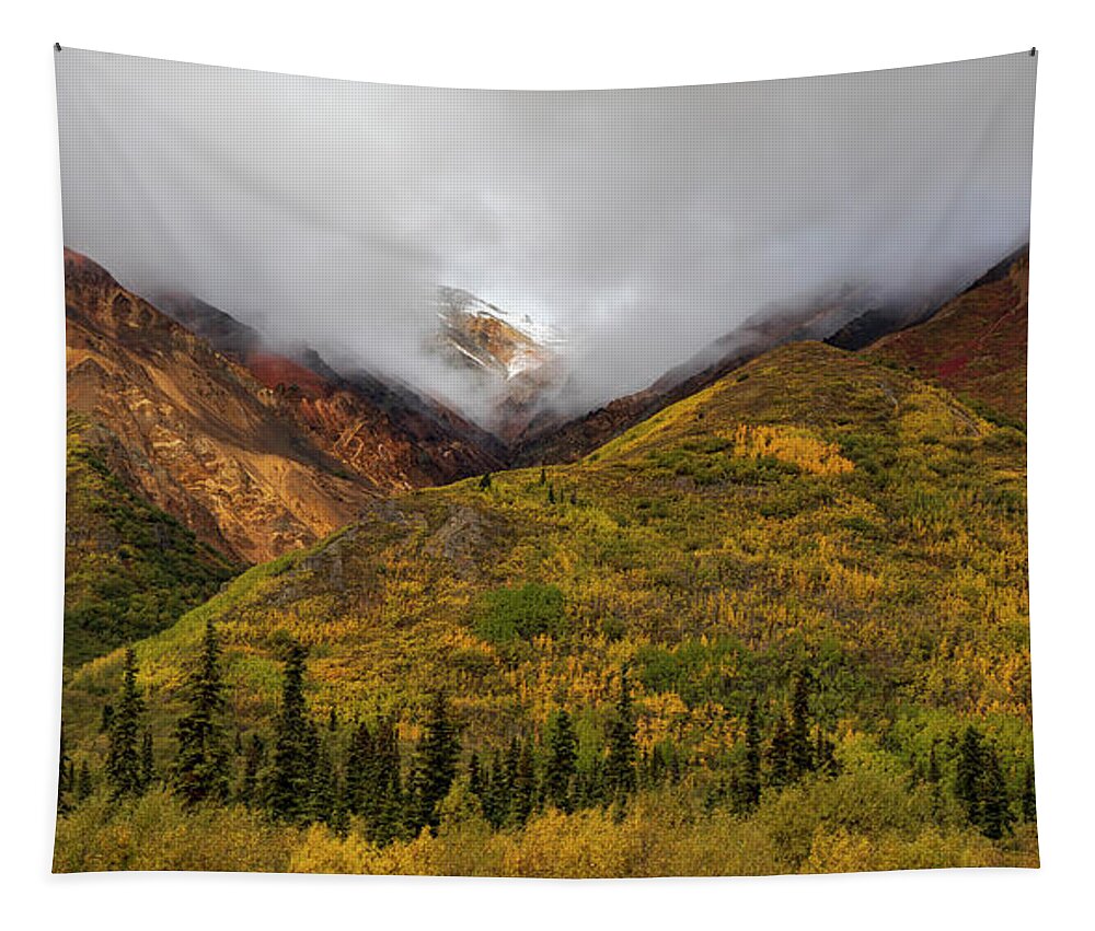 Alaska Range In Autumn Landscape - Tapestry