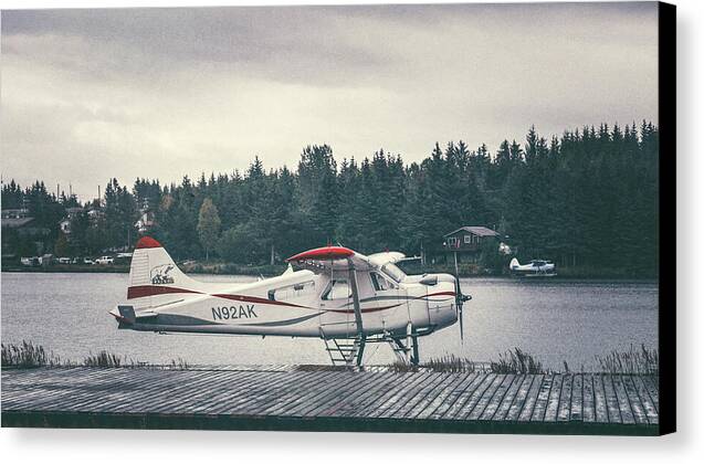 Alaska Seaplanes In Homer - Canvas Print