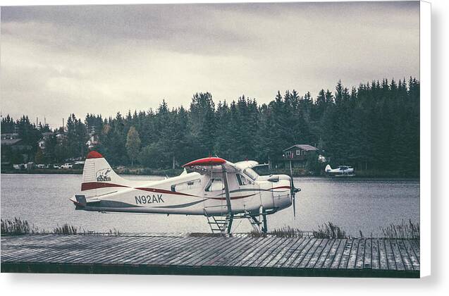 Alaska Seaplanes In Homer - Canvas Print