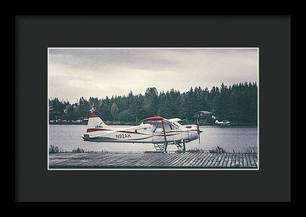 Alaska Seaplanes In Homer - Framed Print