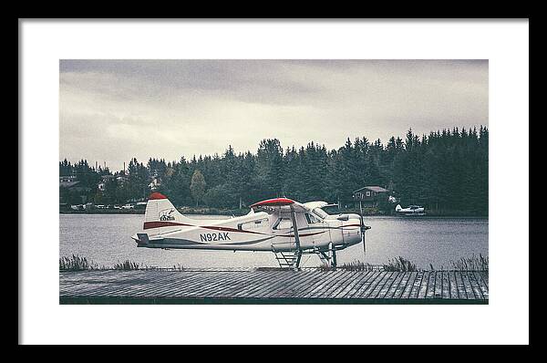 Alaska Seaplanes In Homer - Framed Print