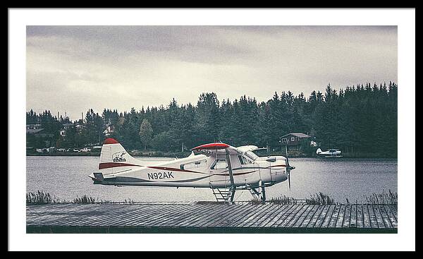 Alaska Seaplanes In Homer - Framed Print