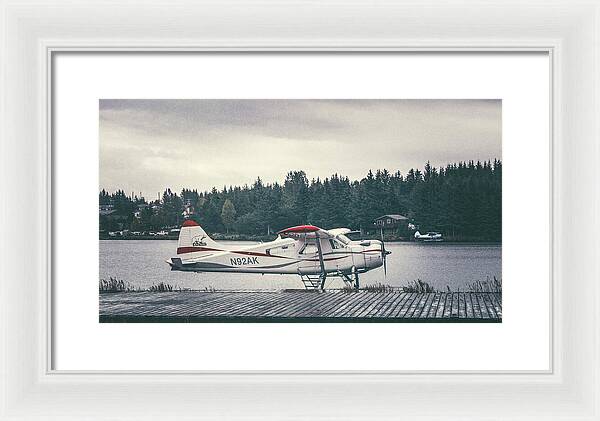 Alaska Seaplanes In Homer - Framed Print