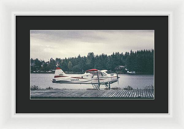 Alaska Seaplanes In Homer - Framed Print