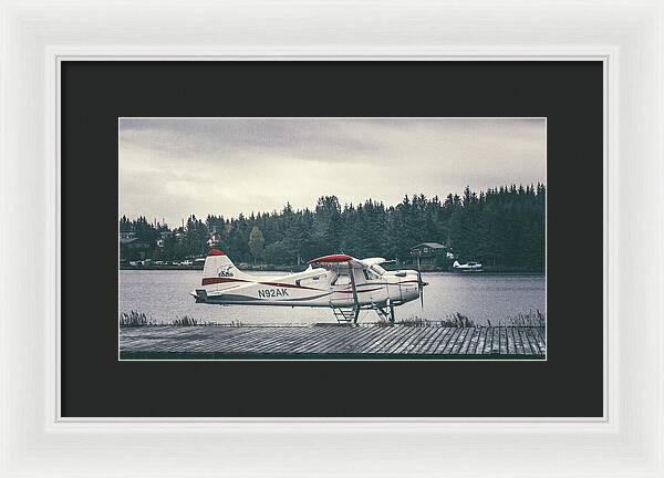 Alaska Seaplanes In Homer - Framed Print