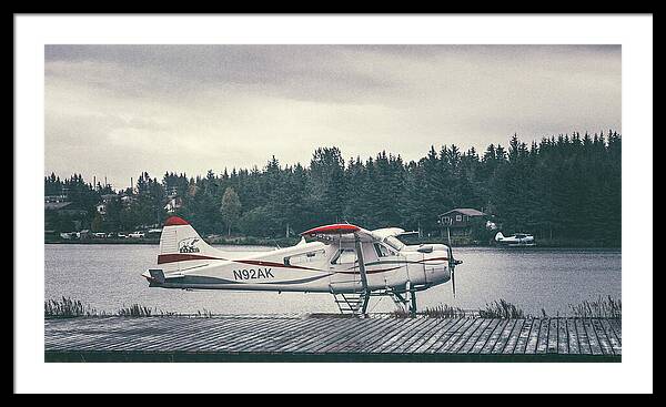 Alaska Seaplanes In Homer - Framed Print