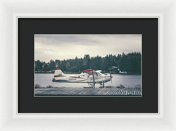 Alaska Seaplanes In Homer - Framed Print