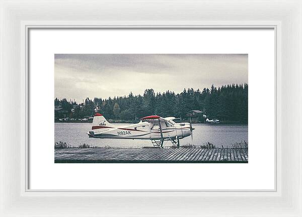 Alaska Seaplanes In Homer - Framed Print