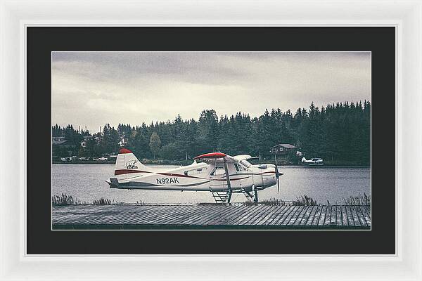 Alaska Seaplanes In Homer - Framed Print