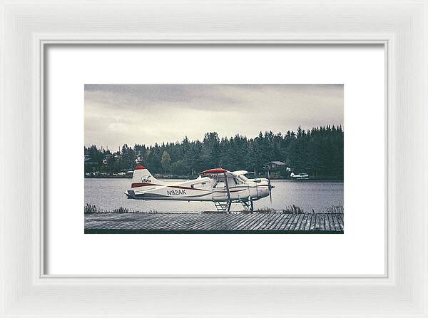 Alaska Seaplanes In Homer - Framed Print