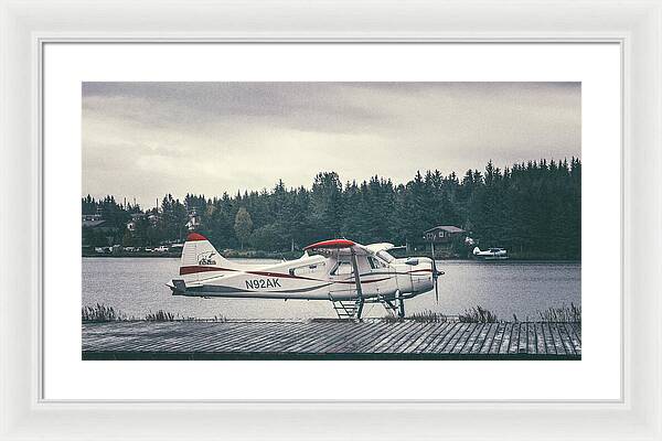 Alaska Seaplanes In Homer - Framed Print