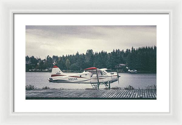 Alaska Seaplanes In Homer - Framed Print