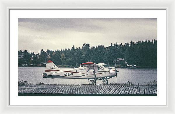 Alaska Seaplanes In Homer - Framed Print