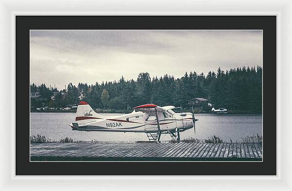 Alaska Seaplanes In Homer - Framed Print