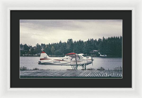 Alaska Seaplanes In Homer - Framed Print