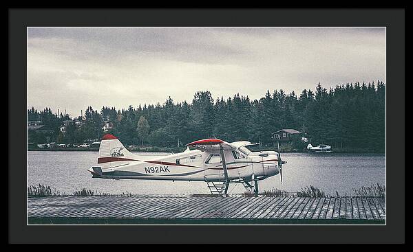 Alaska Seaplanes In Homer - Framed Print