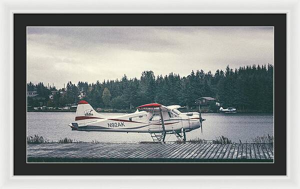 Alaska Seaplanes In Homer - Framed Print