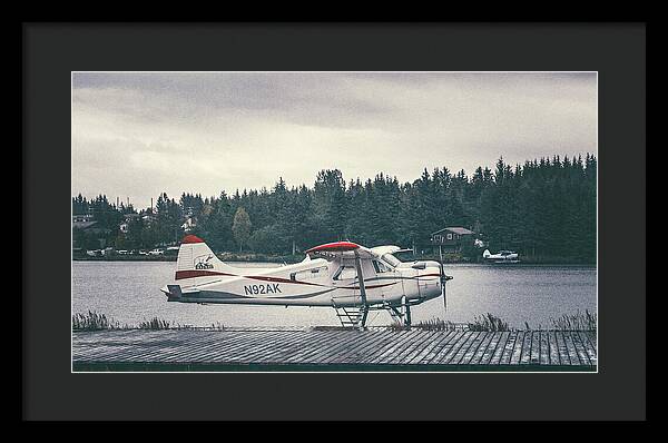 Alaska Seaplanes In Homer - Framed Print