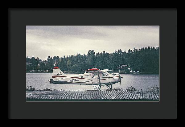 Alaska Seaplanes In Homer - Framed Print