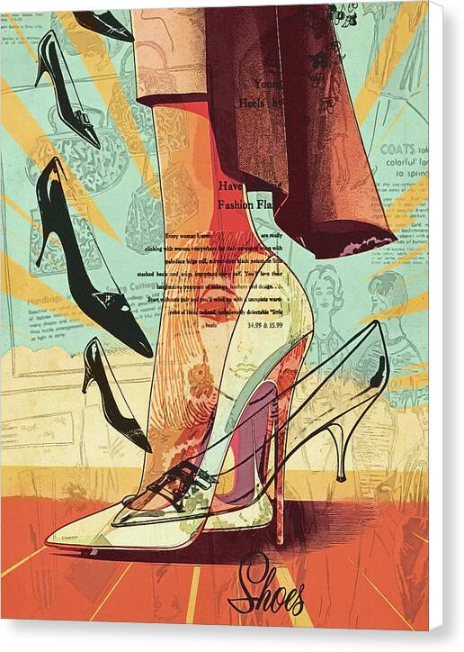 All Shoes Women's Heels - Canvas Print