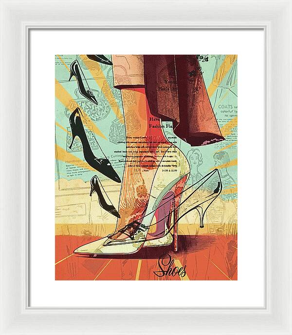 All Shoes Women's Heels - Framed Print