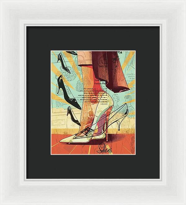 All Shoes Women's Heels - Framed Print