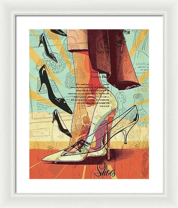 All Shoes Women's Heels - Framed Print